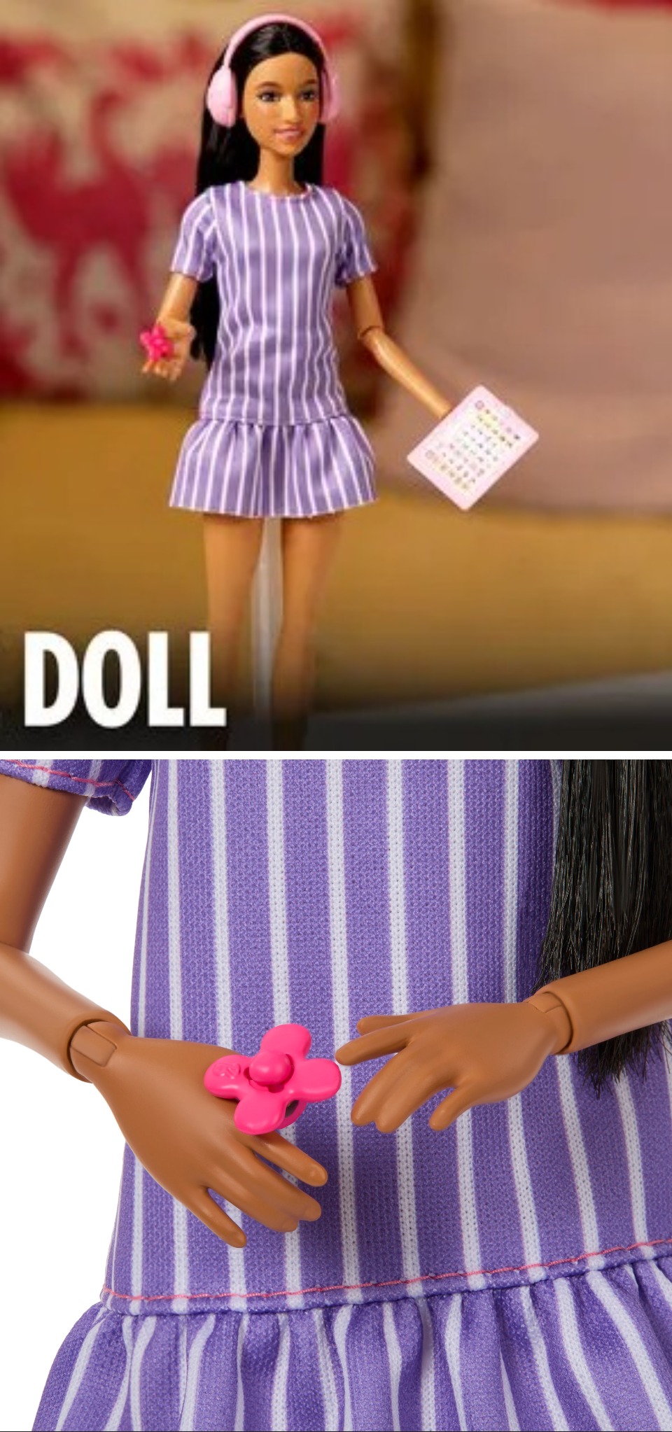 2. Tiene un fidget spinner para reducir el stress