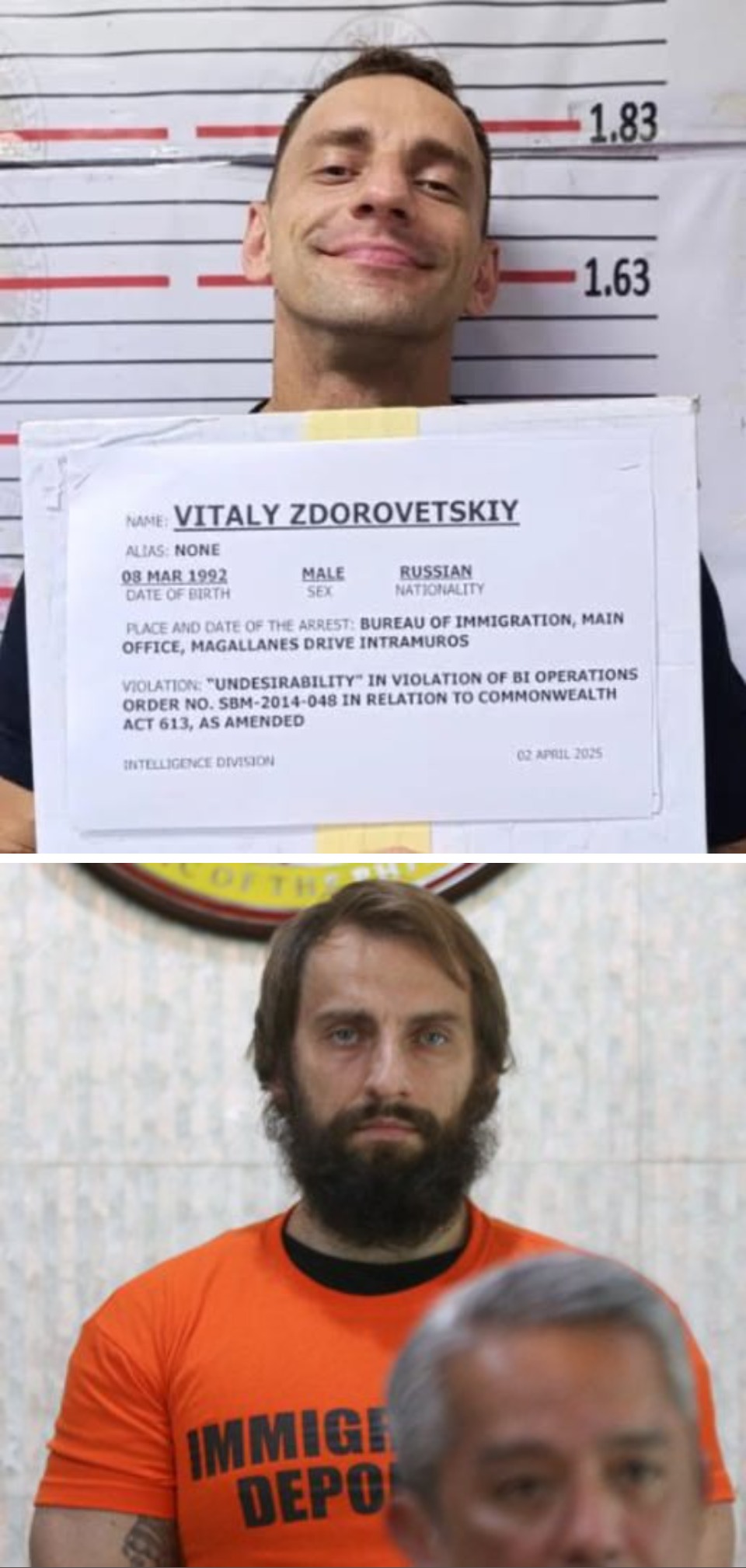 4. Se mostró arrogante cuando lo detuvieron