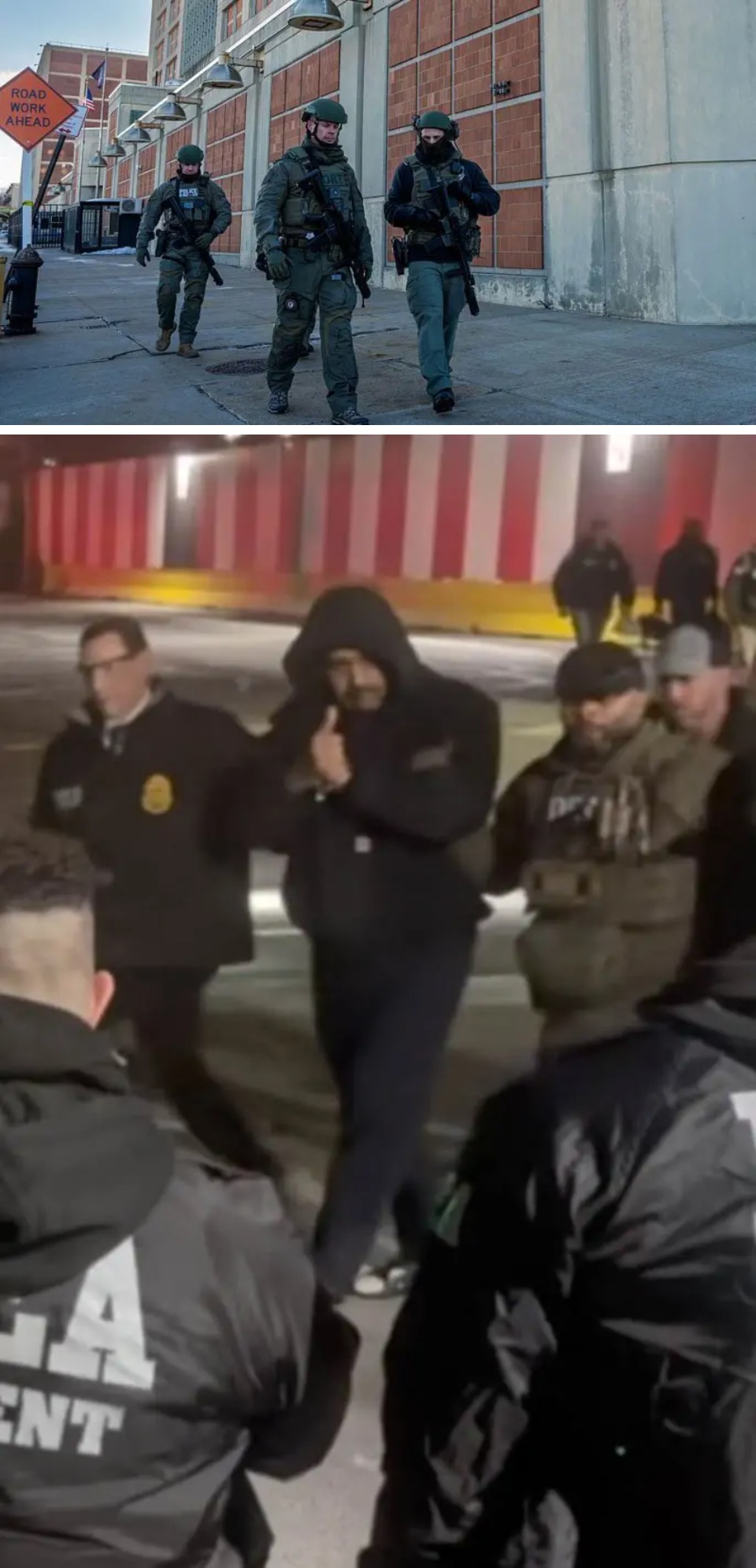 6. La prisión está custodiada con guardias con ametralladoras