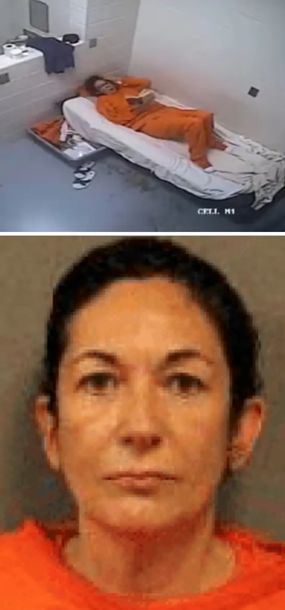 1. La grabaron por 10 horas en su celda