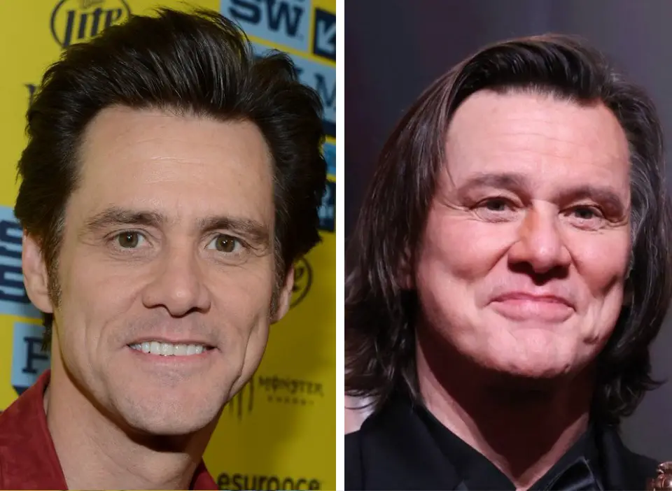 1. Jim Carrey lució irreconocible