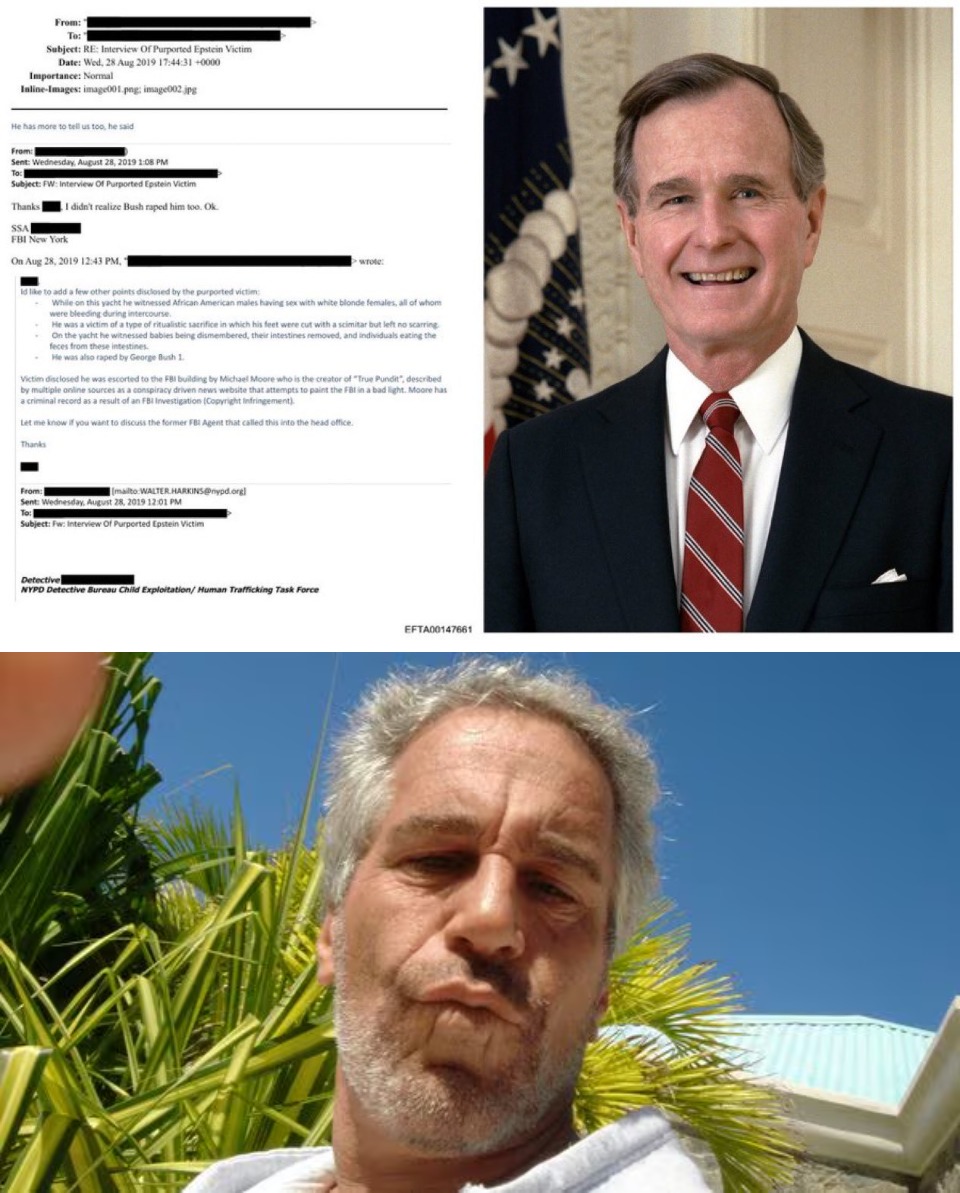 1. George Bush fue acusado de violar a una mujer en un yate