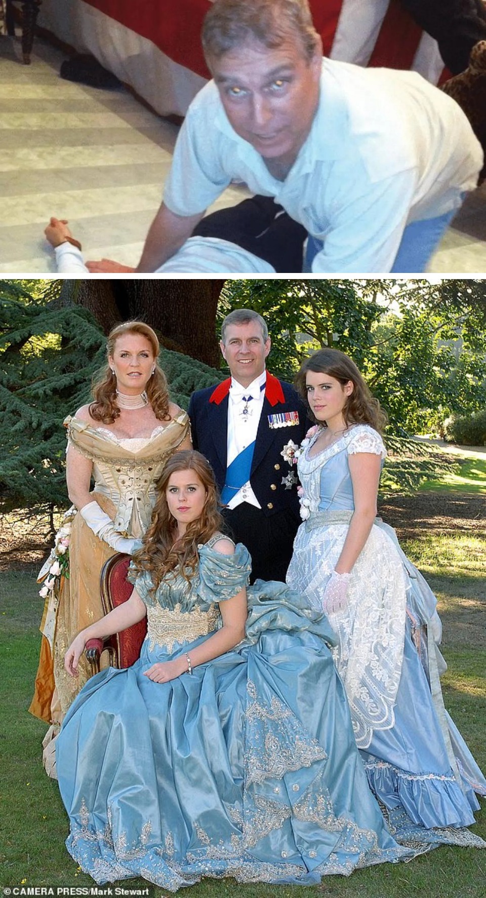 4. Andrés le envió fotos de sus hijas a Epstein