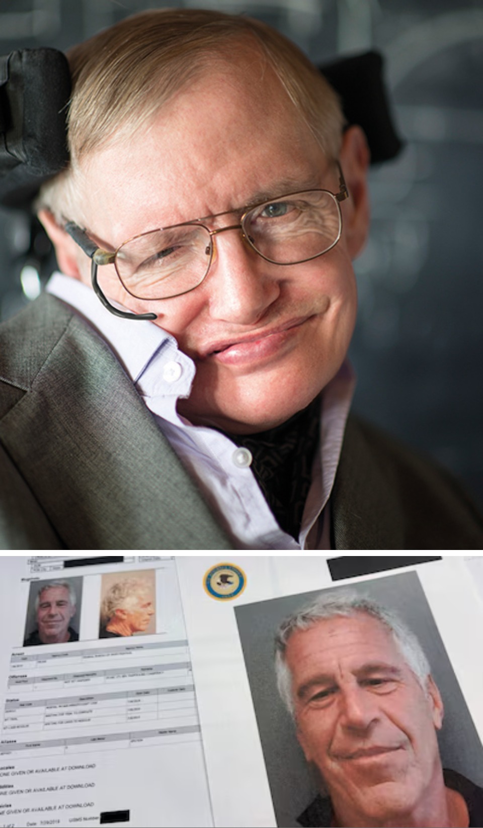 5.Se discutió de Stephen Hawking en una org*a con menores