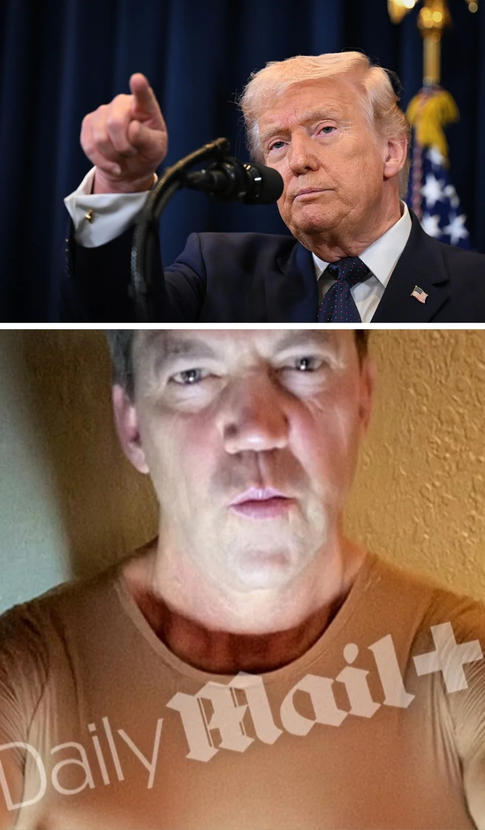 6. Trump reaccionó triste a la noticia