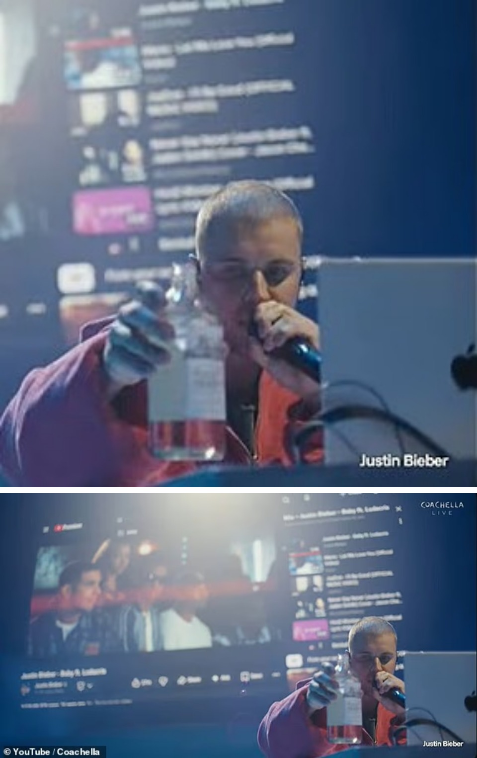 3. No había bailarines y lo único que hizo fue sacarse la capucha